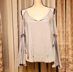 Others Follow | Bell Sleeve Lace Blouse